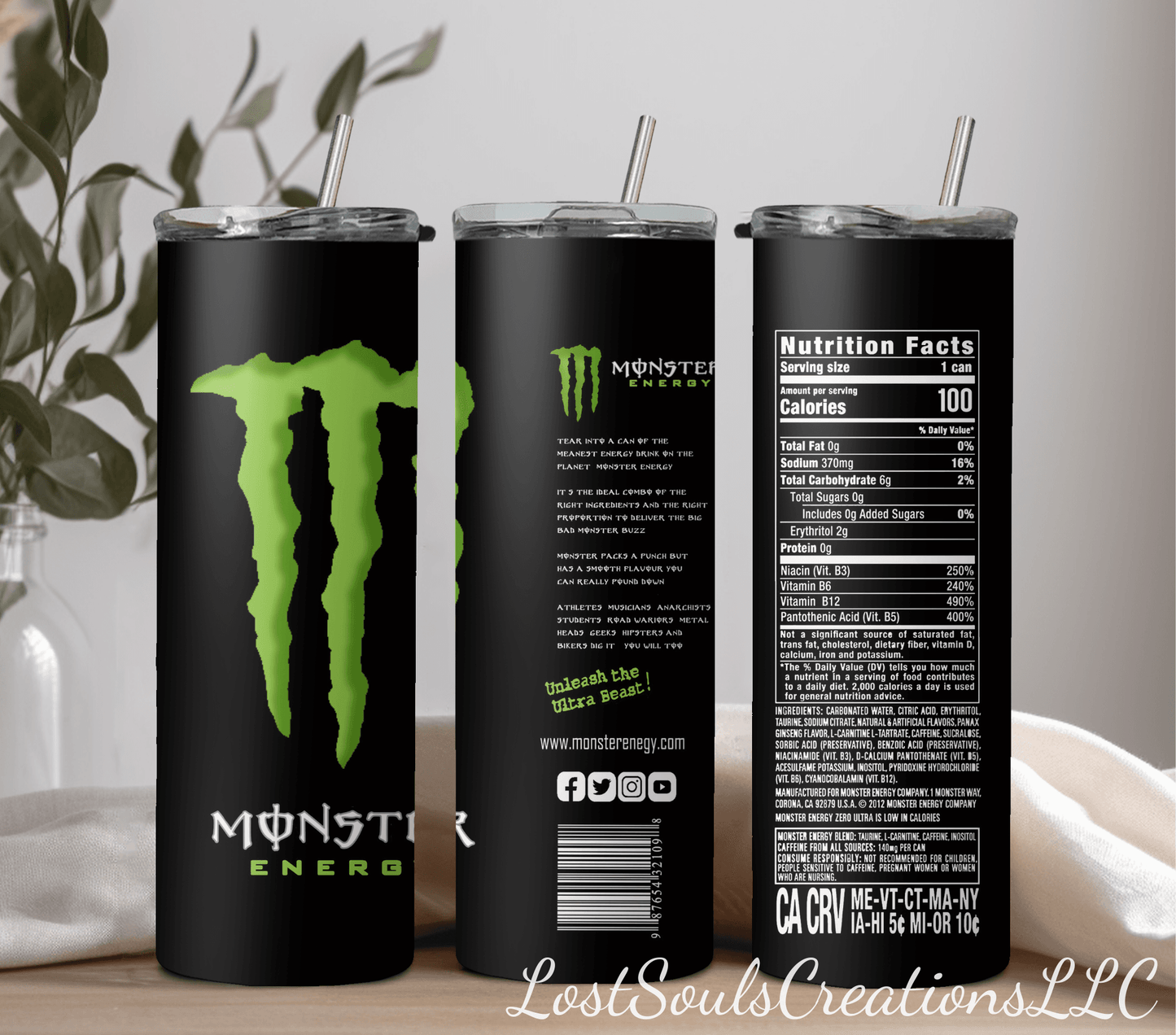 Monster 20oz Tumbler